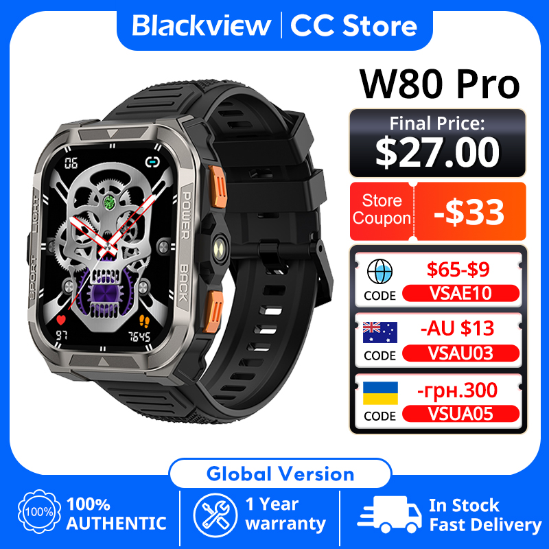 Japanese Life Quotes - グローバル版 Blackview W80 Pro 1.91インチTFTディスプレイ搭載 GPSスマートウォッチ