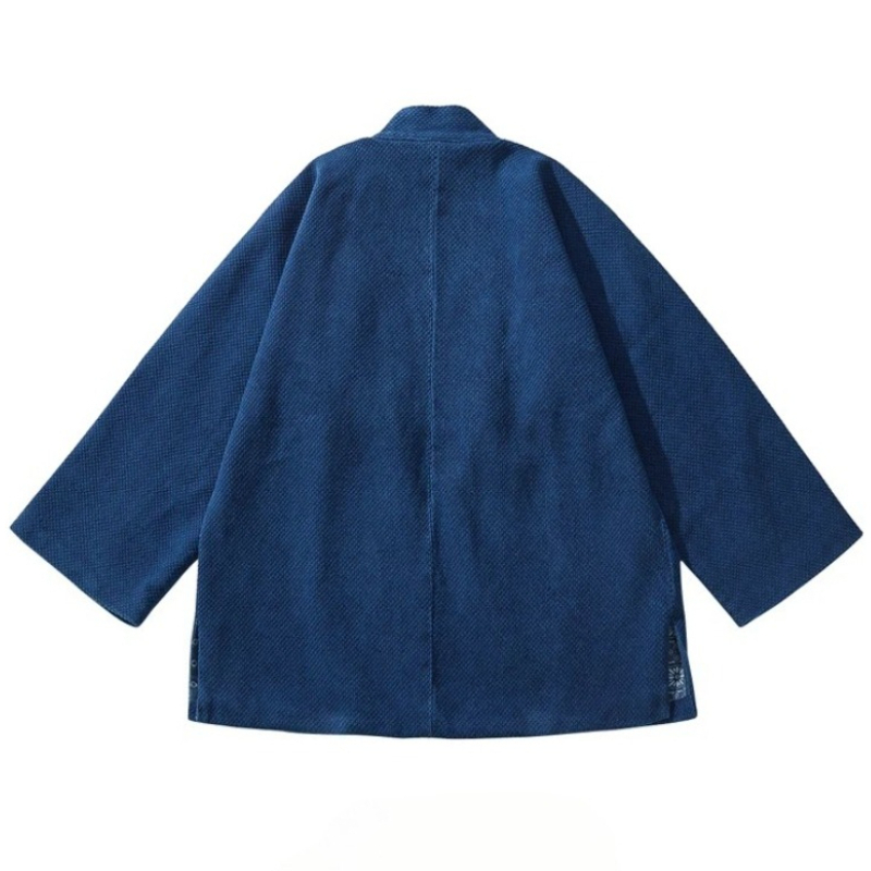 男性用和風フリースカルゴプラント,ブループリントの着物,大き - Indigo Dye Kit のレビューと価格