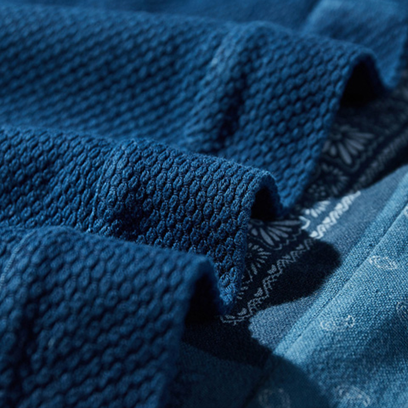 男性用和風フリースカルゴプラント,ブループリントの着物,大き - Indigo Dye Kit のレビューと価格